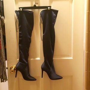 Stiletto thigh high boots
